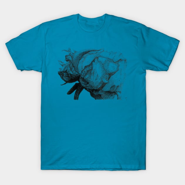 Peony T-Shirt by SeanKalleyArt